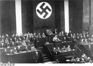 Der Deutsche Reichstag am 23. März 1933, Foto: Bundesarchiv / Wikicommons